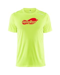 T-shirt Heren Geel - DailyRun